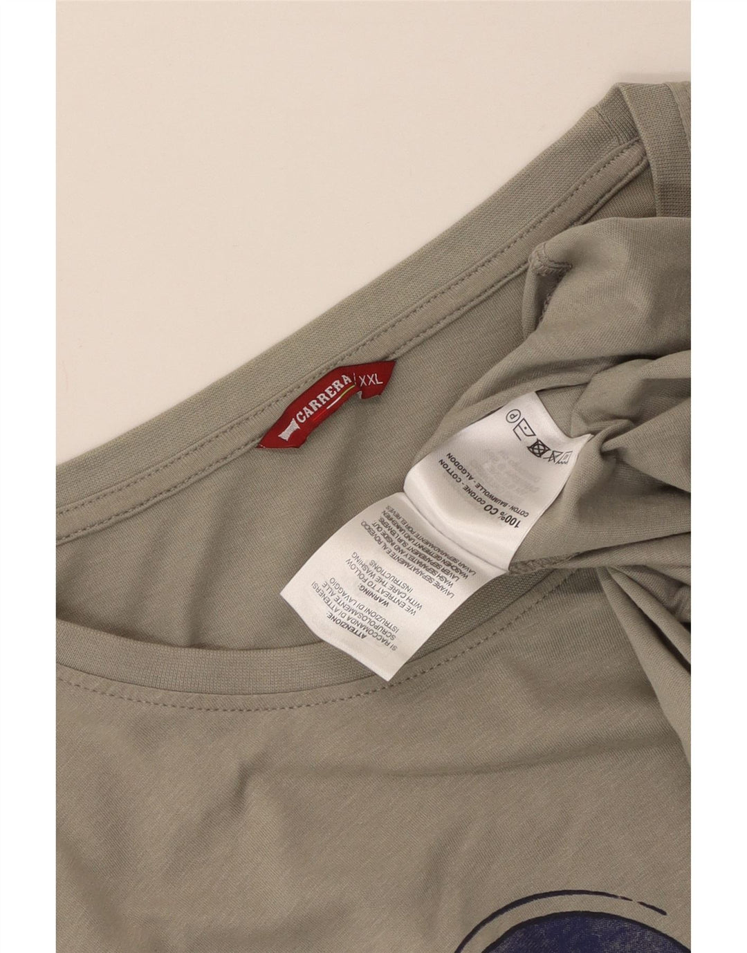 Carrera Camiseta gráfica para hombre Top 2XL Algodón gris