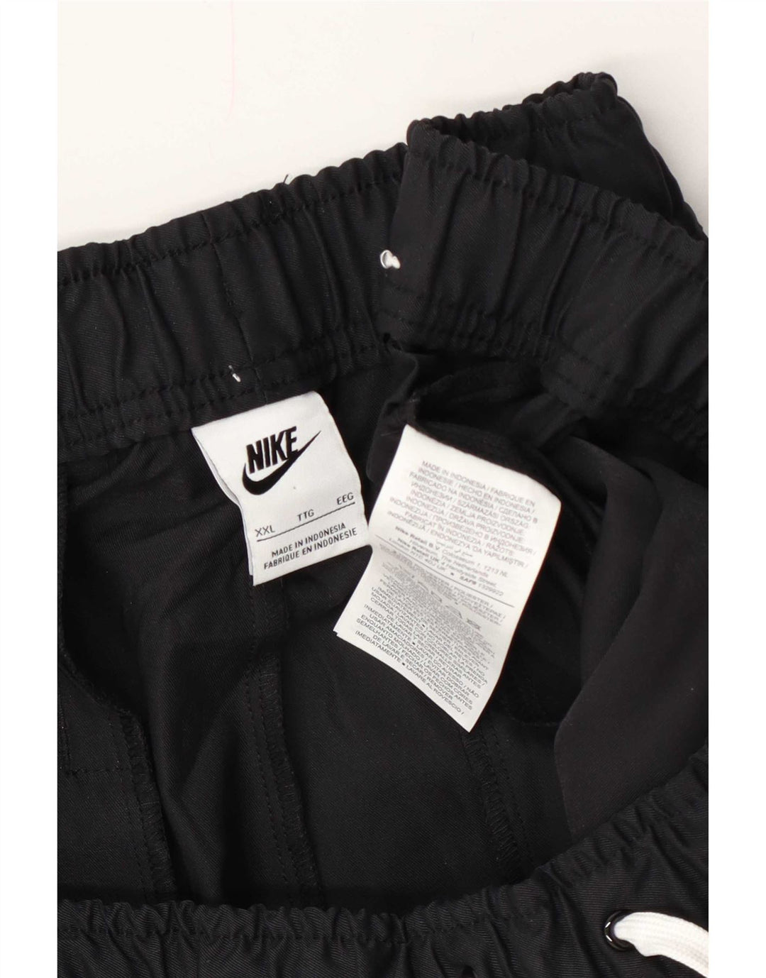 Nike - Pantalones de chándal para mujer, talla 48, 2XL, color negro, poliéster