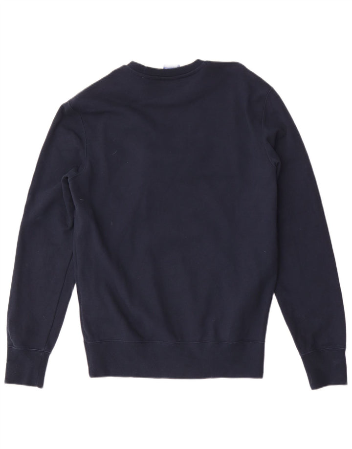 Champion Sudadera Con Estampado Gráfico Jumper Medium Azul Marino Algodón
