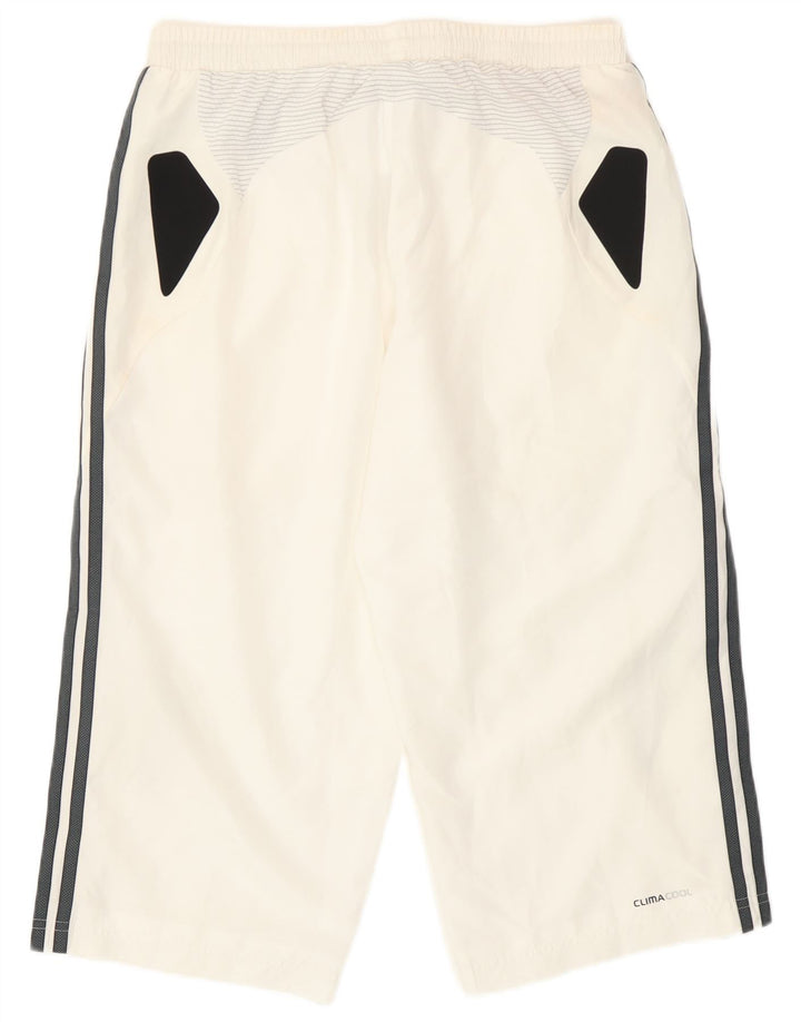 Adidas Mens Climacool Bermuda Sport Shorts Pequeño Blanco Poliéster Deportes