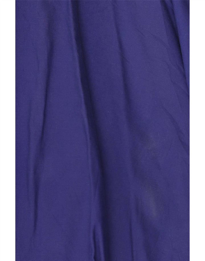 Falda acampanada vintage para mujer IT 44 Mediana L28 Algodón azul