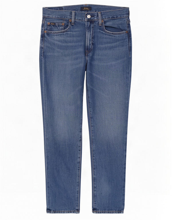 Vaqueros cónicos para mujer Polo Ralph Lauren W26 L27 Algodón azul