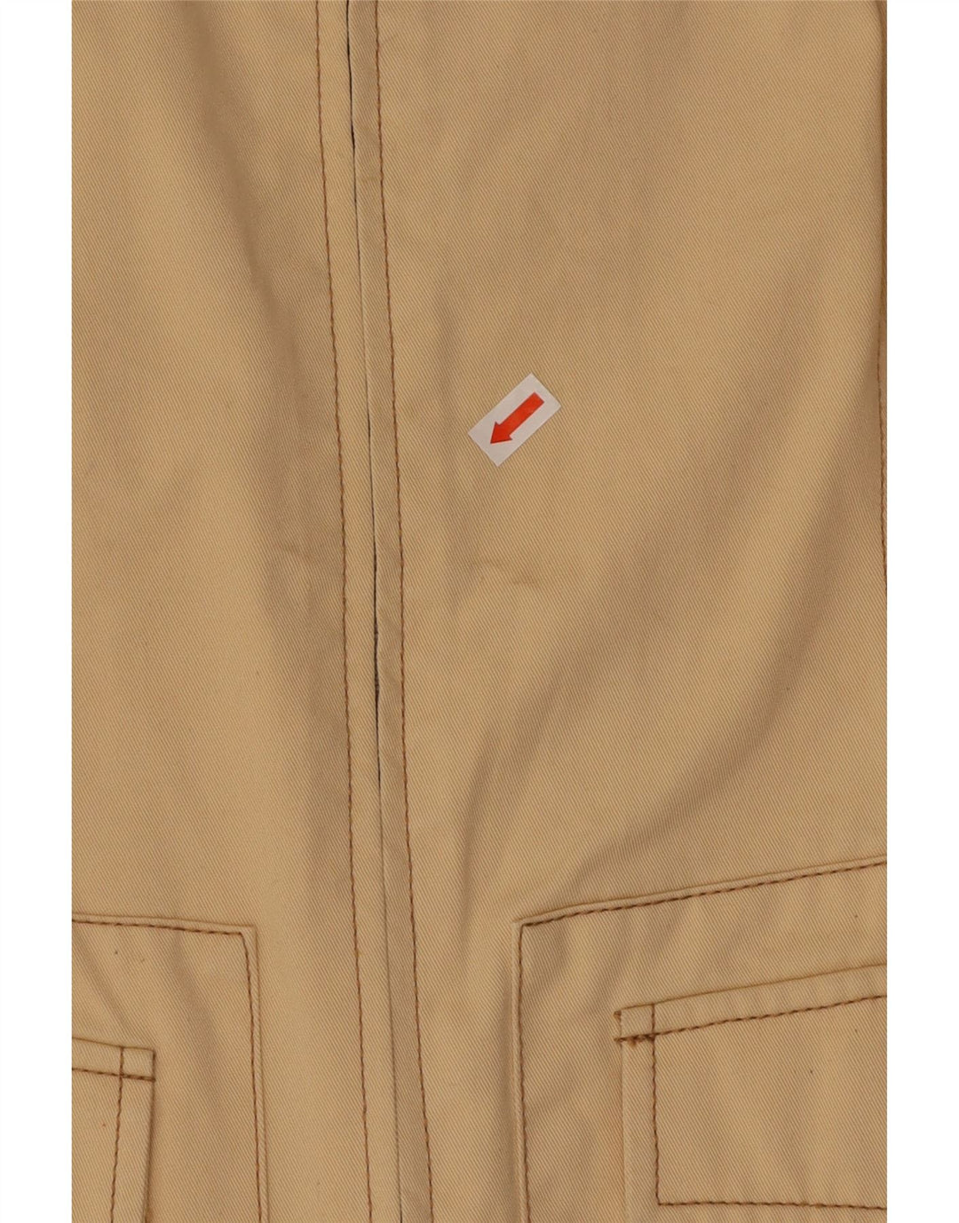 BENETTON Chaqueta utilitaria para mujer IT 42 Algodón beige medio