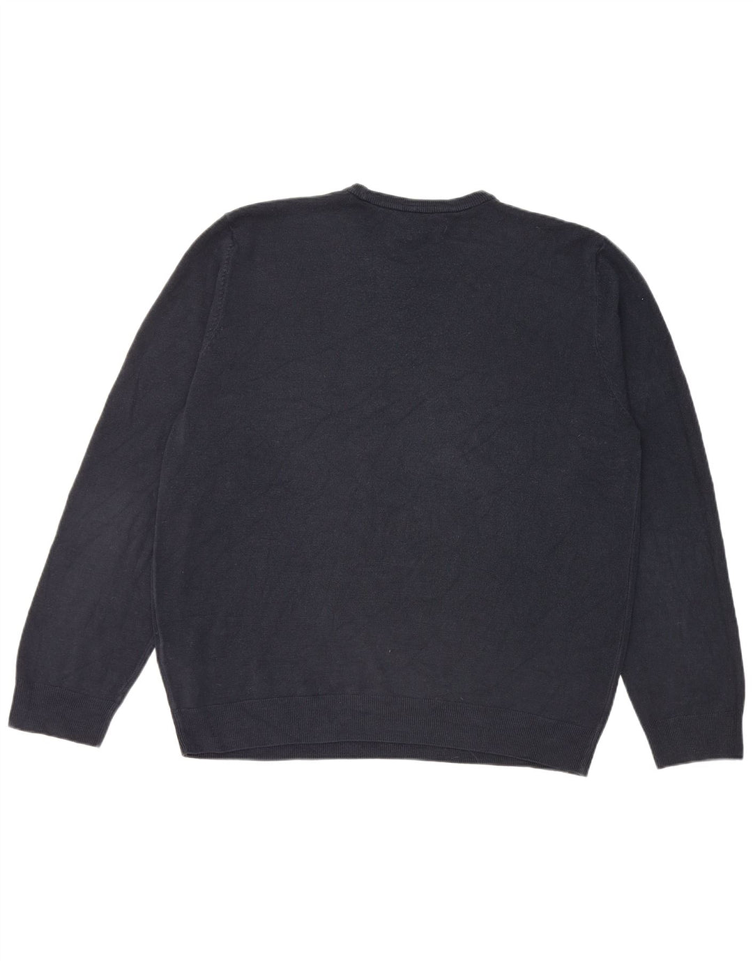 Marks & Spencer - Jersey de cuello redondo para hombre, talla 2XL, acrílico azul marino
