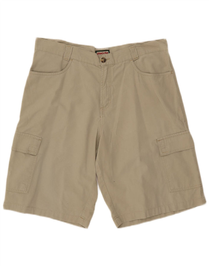 Invicta Pantalones cortos cargo para hombre IT 54 2XL W36 Algodón beige