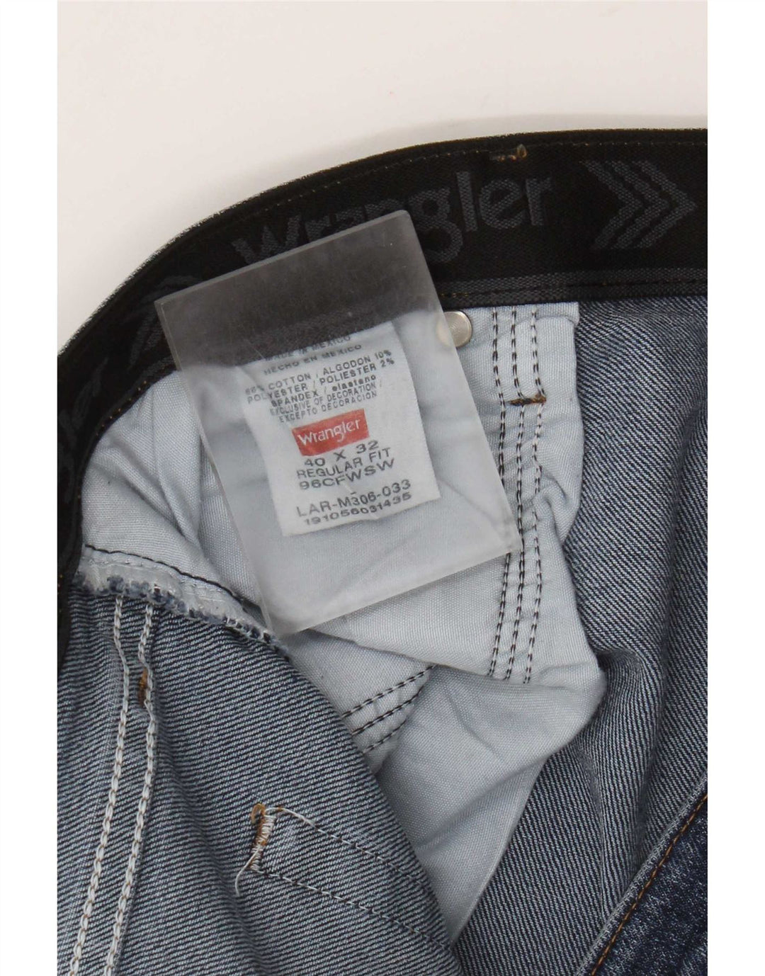 Wrangler Jeans Capri de corte regular para hombre W40 L23 Algodón azul marino
