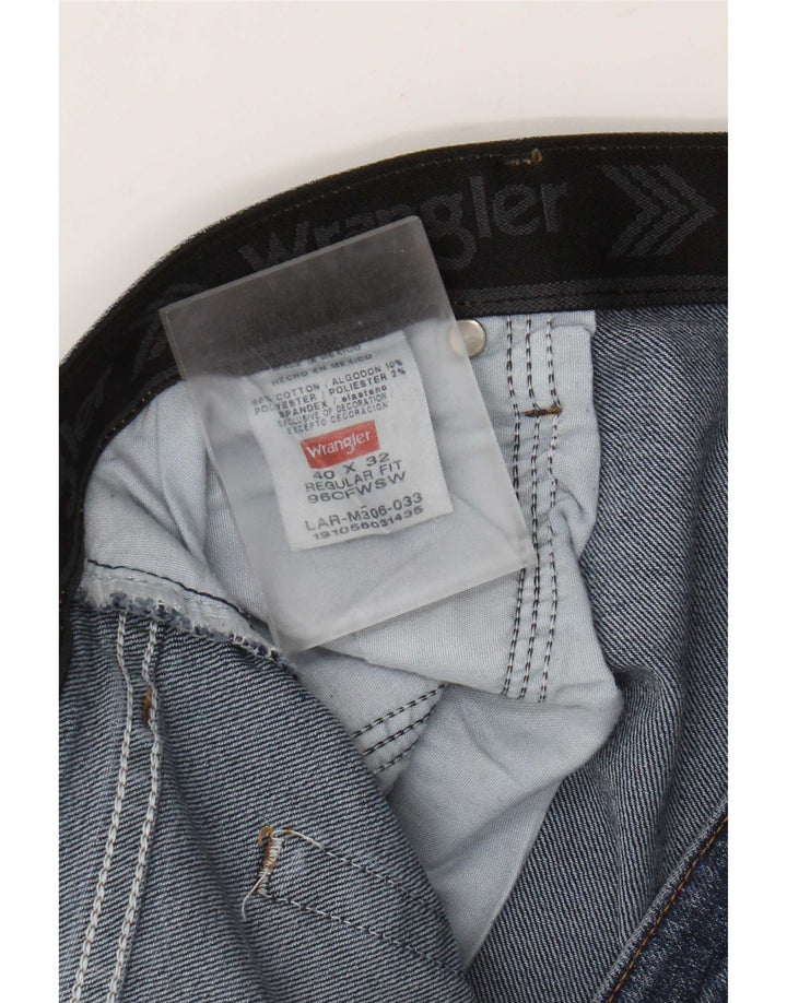 Wrangler Jeans Capri de corte regular para hombre W40 L23 Algodón azul marino