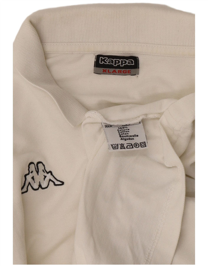 Kappa Polo Hombre XL Blanco Algodón