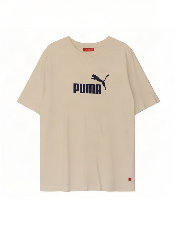 Puma Hombre Camiseta Gráfica Top Medium Blanco