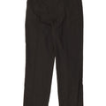 Marks & Spencer Pantalón de traje recto para hombre W36 L33 Poliéster negro