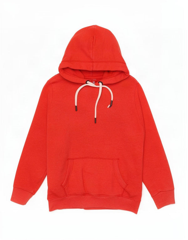 Superdry Jersey con capucha gráfica para mujer Reino Unido 40 Small Rojo Colorblock Algodón