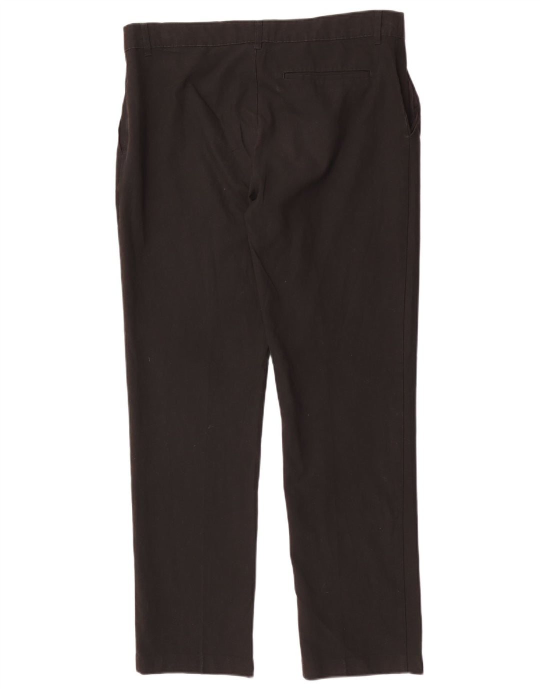 Marks & Spencer Pantalones de traje ajustados para niños 15-16 años W34 L29 Poliéster negro