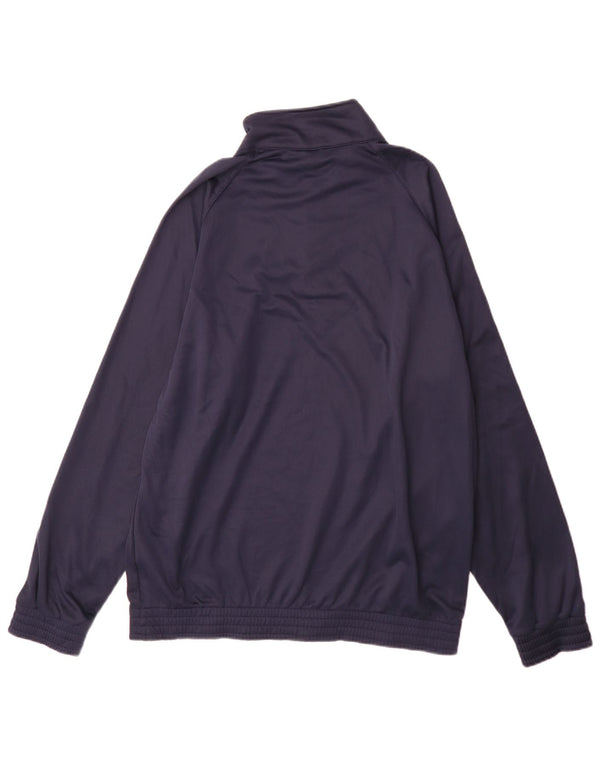 Umbro Hombre Jersey Chándal Top Chaqueta XL Azul Marino Poliéster