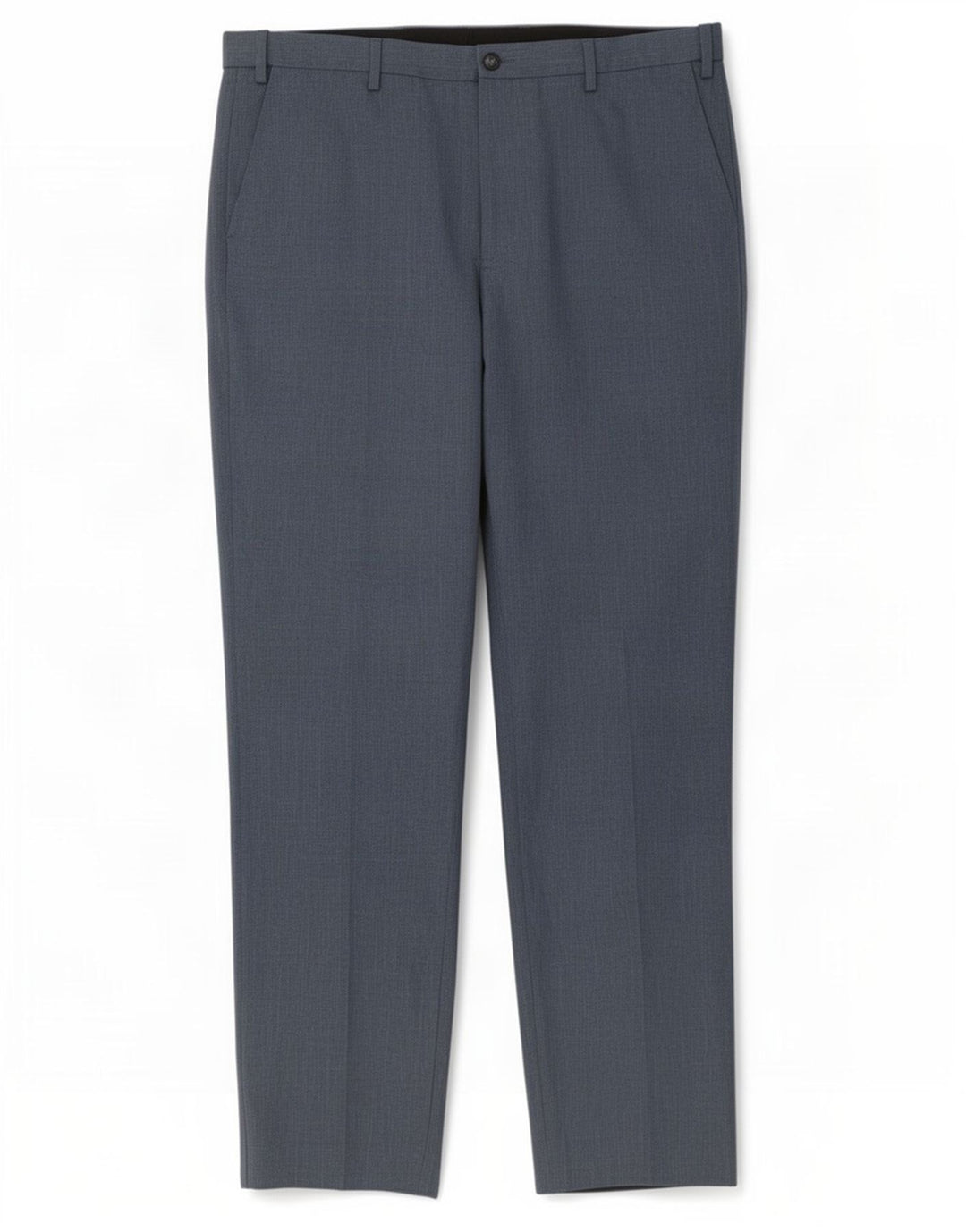 Marks & Spencer Pantalón chino regular para hombre W38 L33 Poliéster azul