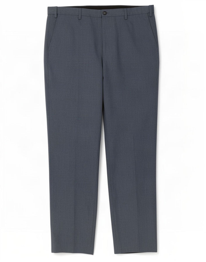 Marks & Spencer Pantalón chino regular para hombre W38 L33 Poliéster azul