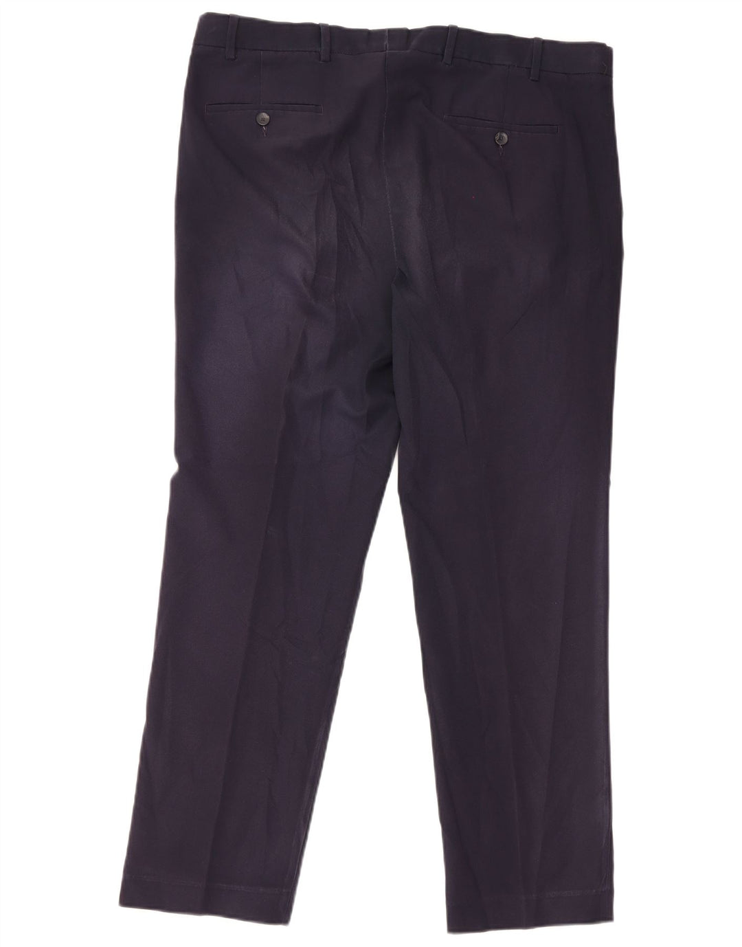 Marks & Spencer Pantalón de traje regular recto para hombre W38 L31 Azul marino