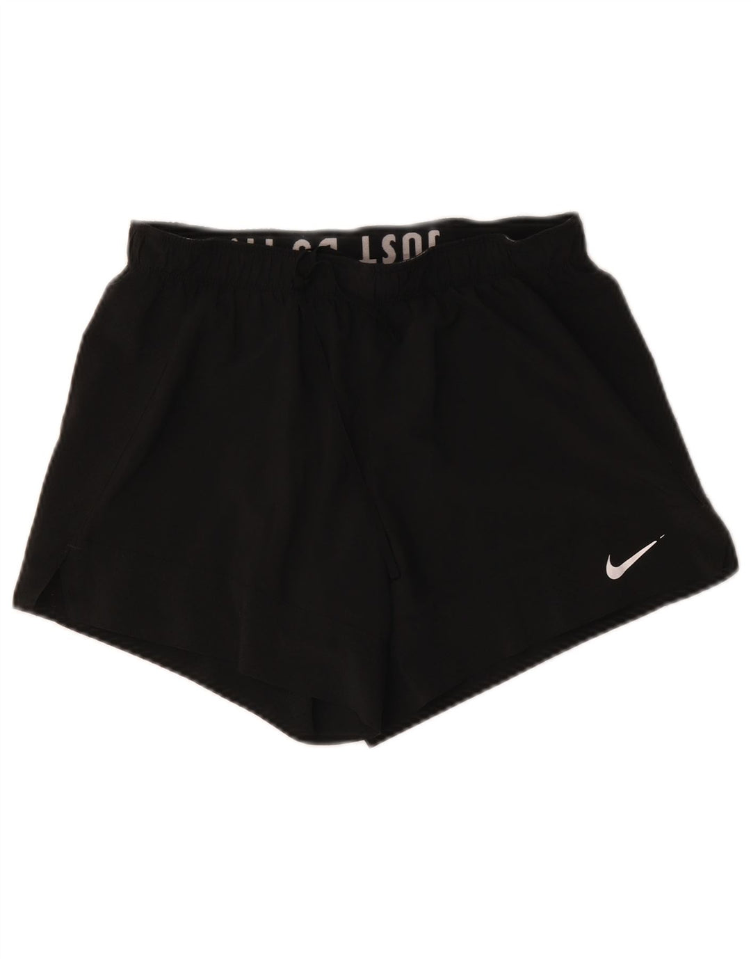 Nike - Pantalones cortos deportivos Dri Fit para mujer, talla 40, talla M, poliéster negro