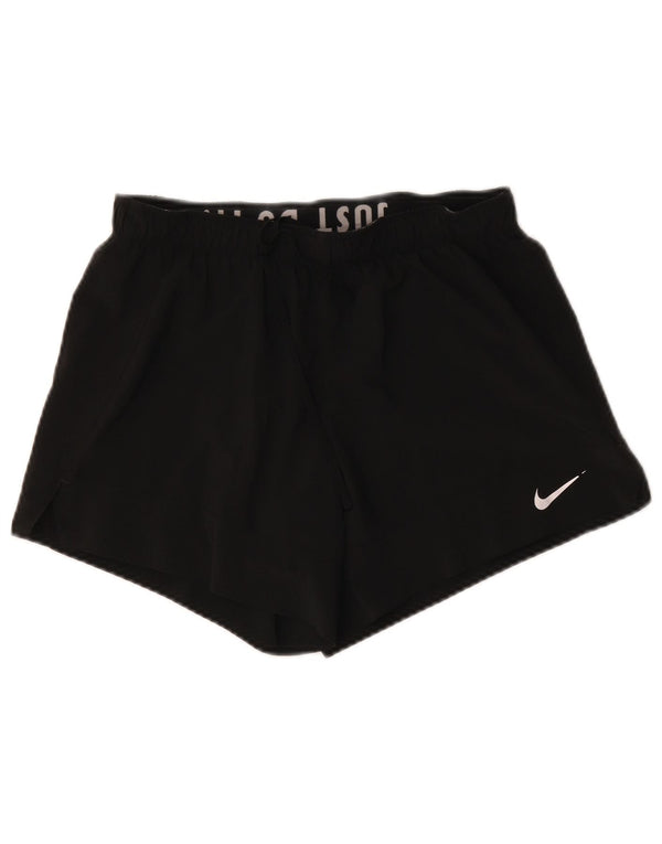 Nike - Pantalones cortos deportivos Dri Fit para mujer, talla 40, talla M, poliéster negro