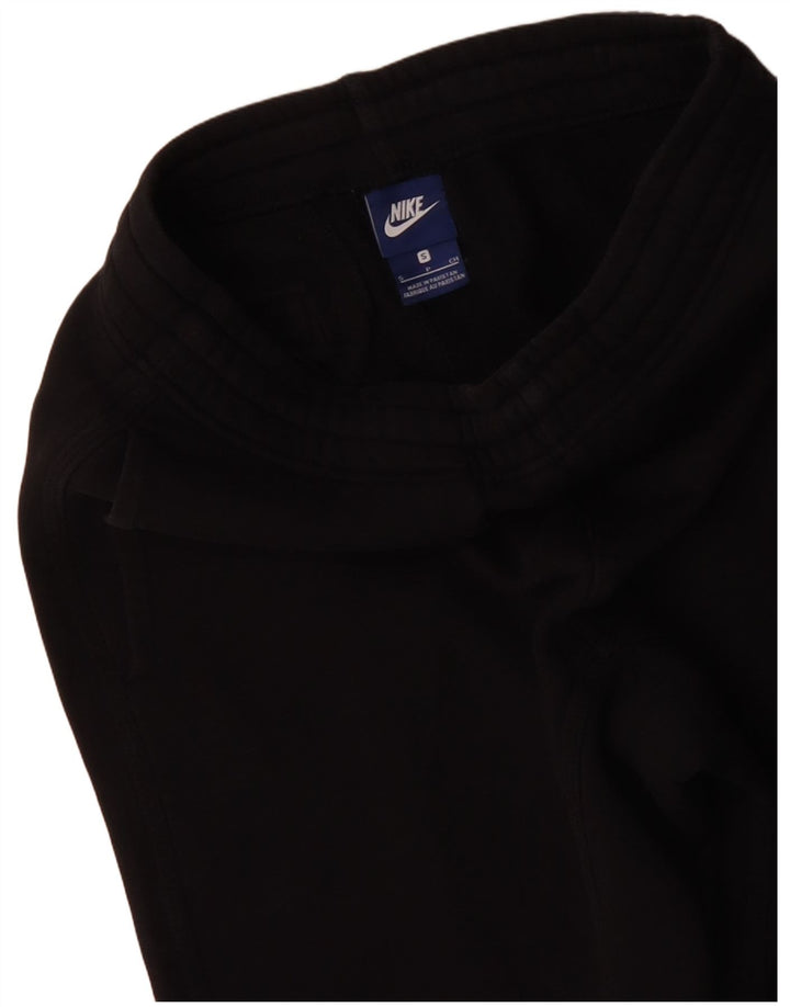 NIKE Hombre Pantalones de Chándal Joggers Small Negro Algodón