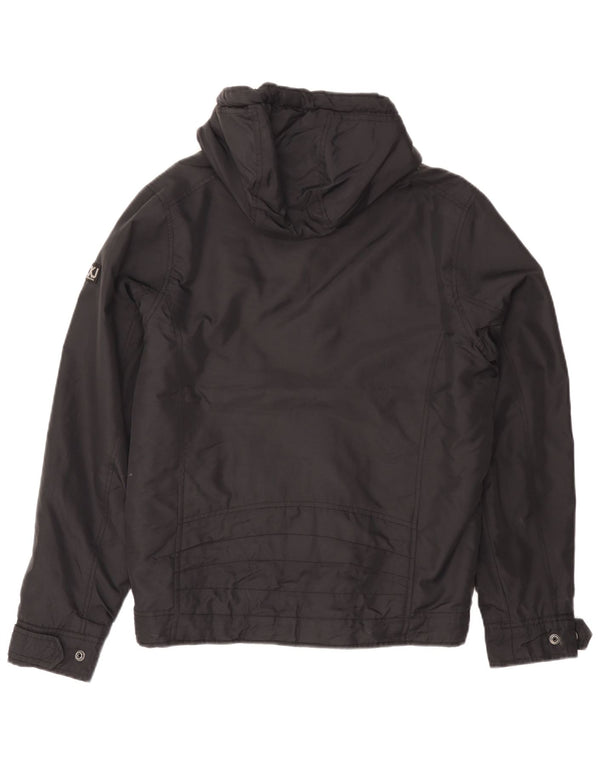 Calvin Klein Chaqueta acolchada con capucha para hombre Reino Unido 38 Mediano Negro