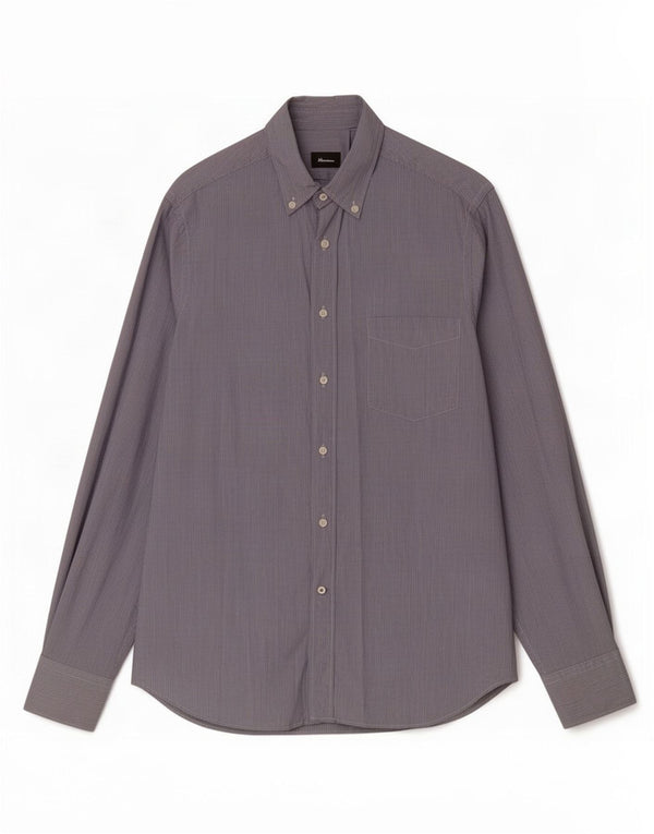 Camisa Massimo Dutti Hombre Large Raya Azul