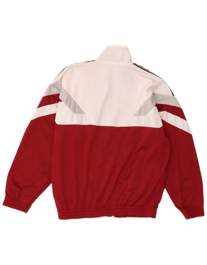 Errea Hombre Chaqueta Top De Chándal Con Gráfico Grande Color Burdeos