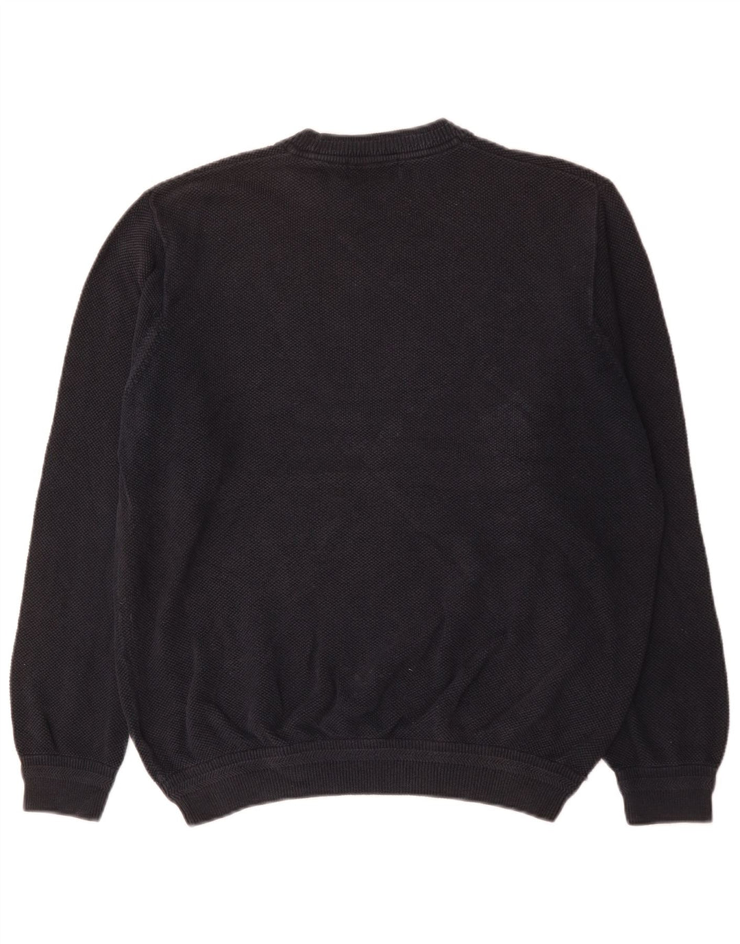 Marks & Spencer Jersey de cuello redondo azul Harbor para hombre Azul marino mediano