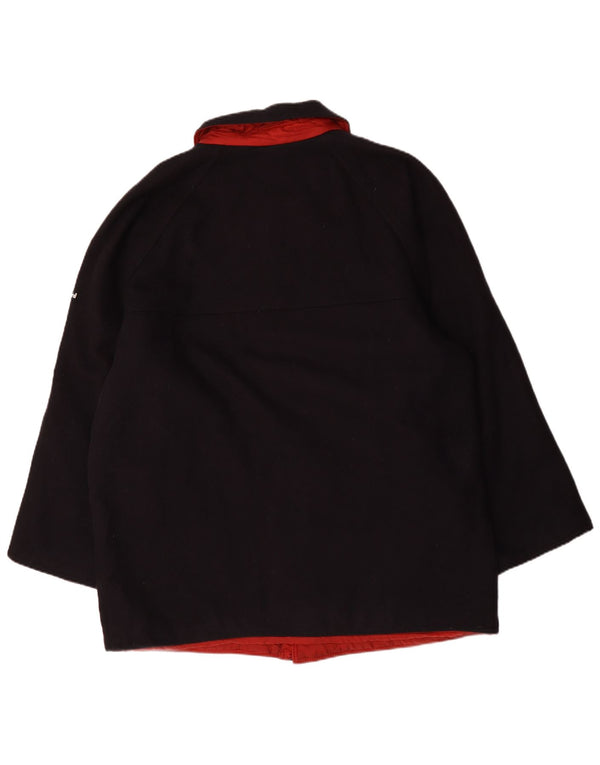Ivy Oxford Chaqueta acolchada reversible para hombre UK 46 3XL Lana negra