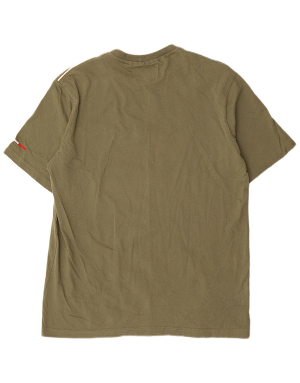 Vespa Camiseta gráfica para hombre Top 2XL Algodón caqui