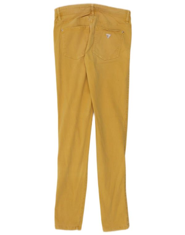 Vaqueros Guess Mujer Skinny W26 L30 Algodón Amarillo