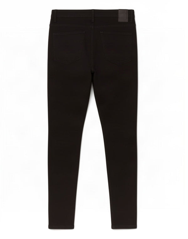 Zara Jeans ajustados para hombre EU 42 Large W32 L29 Algodón negro