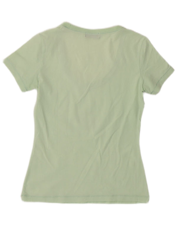 Sergio Tacchini Camiseta gráfica para mujer Top UK 10 Small Green