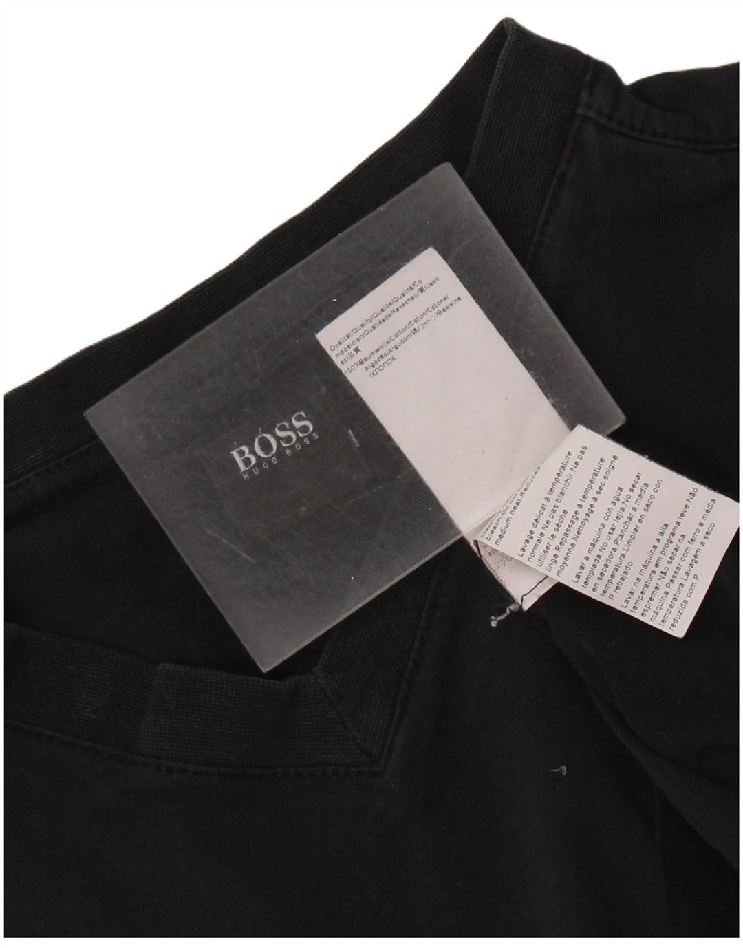 Camiseta HUGO BOSS Hombre Top Medium Azul Marino Algodón