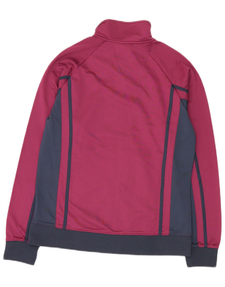 Asics - Chaqueta de chándal para mujer, talla 40, XL, color burdeos, poliéster