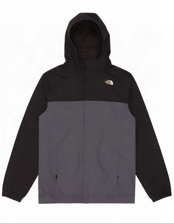 The North Face Chubasquero con capucha para niños 14-15 años XL Negro Colorblock