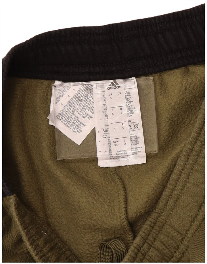 ADIDAS Hombre Pantalón Chándal Pequeño Algodón Caqui
