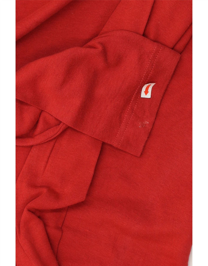 Replay Camiseta gráfica para hombre de manga larga XL de algodón rojo