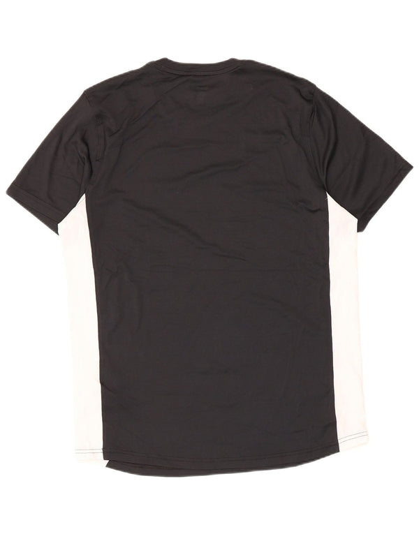 Under Armour Hombre Camiseta ajustada Top Large Negro Colorblock Poliéster