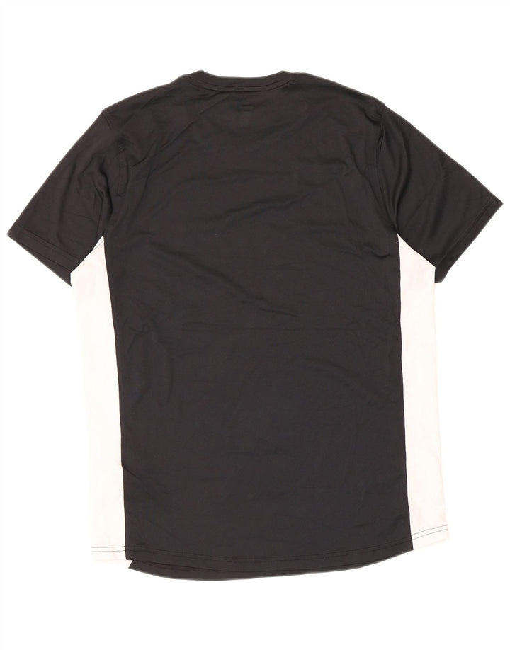 Under Armour Hombre Camiseta ajustada Top Large Negro Colorblock Poliéster