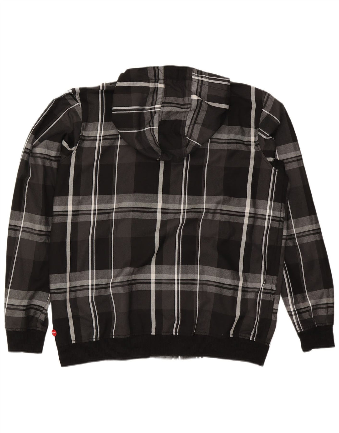 O'Neill Chaqueta bomber con capucha para hombre UK 46 2XL Poliéster a cuadros negros