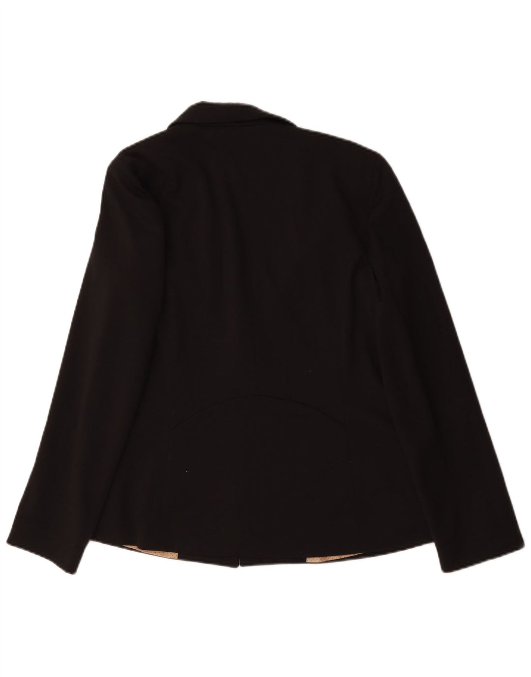 Oasis Chaqueta tipo blazer de 1 botón para mujer UK 40 Mediano Poliéster negro