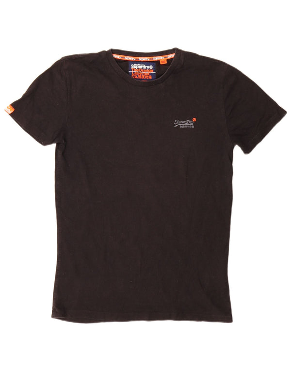 Superdry Camiseta para hombre Top Small Black Cotton