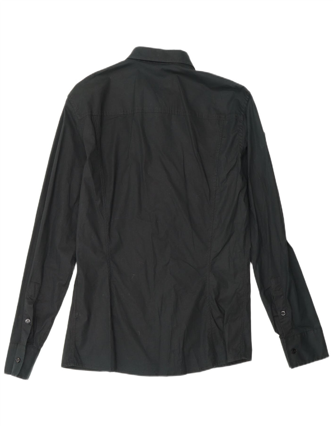 BIKKEMBERGS Camisa gráfica para hombre grande de algodón negro