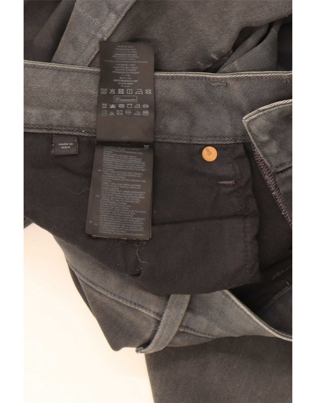 Vaqueros ajustados para hombre G-Star W32 L25 Algodón gris