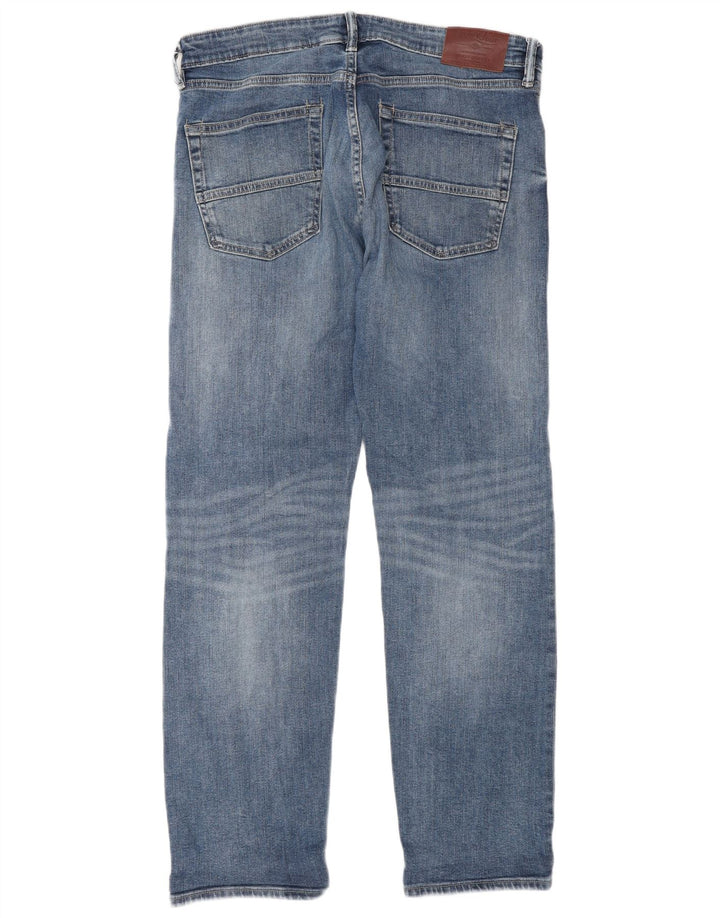 Marks & Spencer Vaqueros rectos para hombre W34 L31 Algodón azul