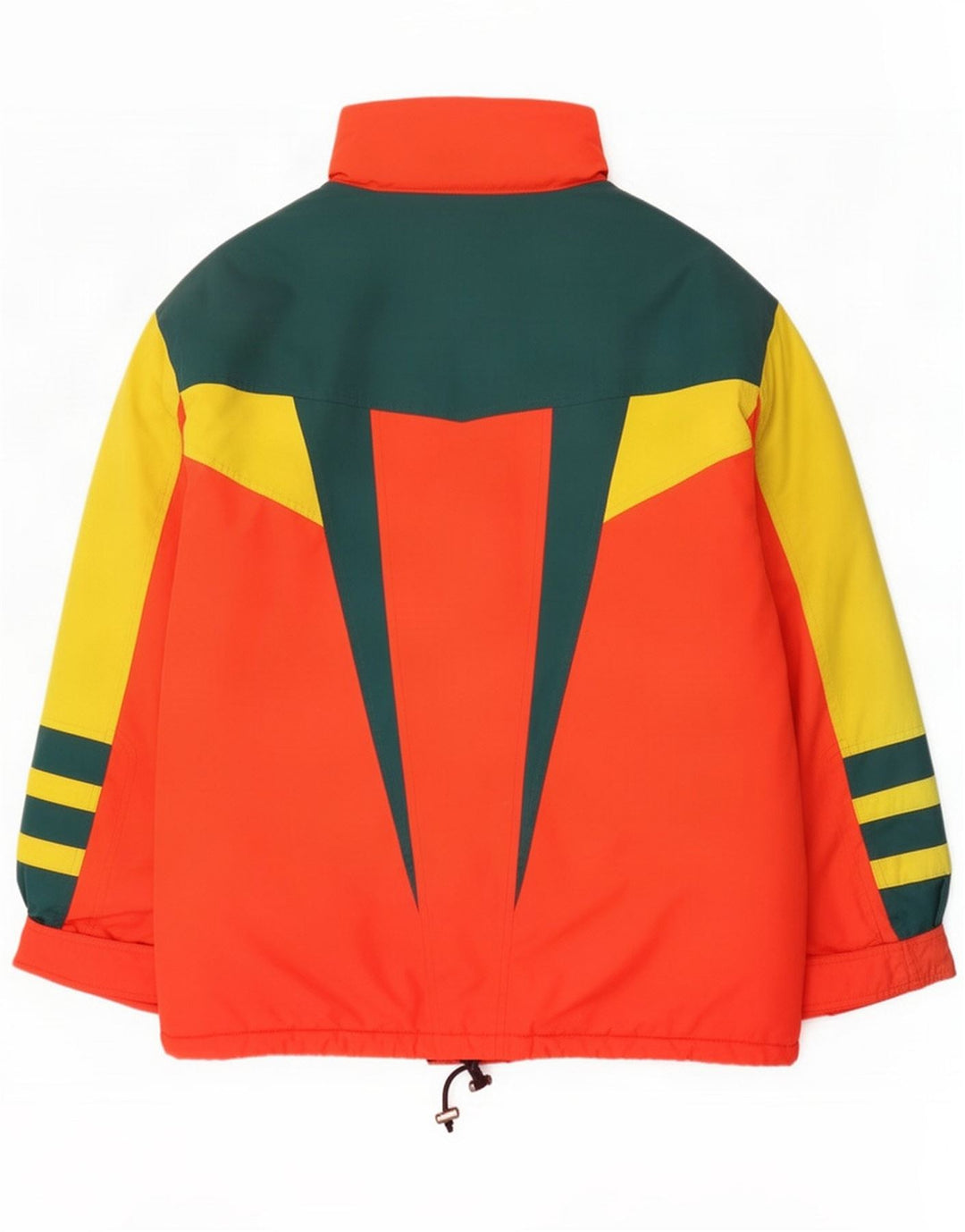 Fila Chaqueta de esquí gráfica para hombre IT 50 Large Naranja Colorblock Poliéster