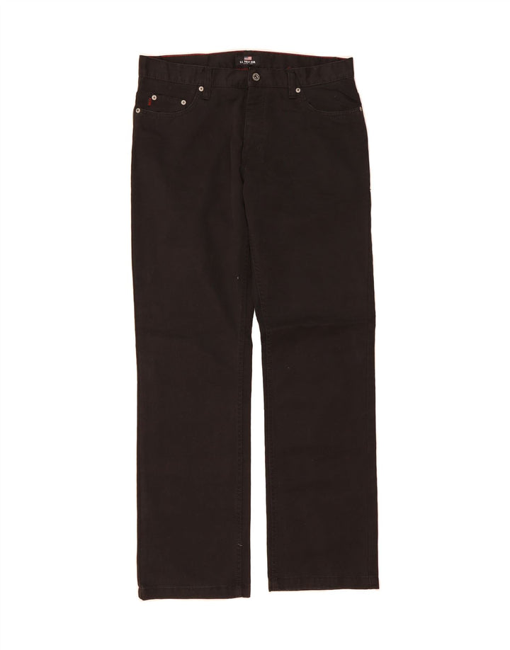 U.S. POLO ASSN. Mens Straight Jeans W32 L32 Black Cotton Vintage U.S. Polo Assn. and Second-Hand U.S. Polo Assn. from Messina Hembry 