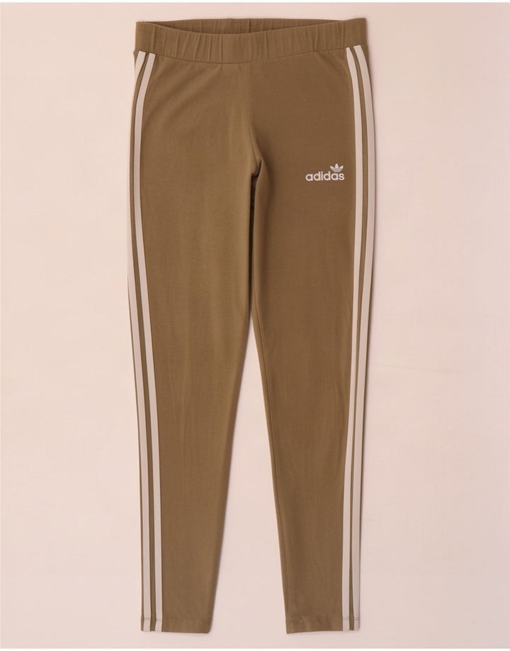 Adidas Leggings para mujer Reino Unido 14 Algodón caqui mediano