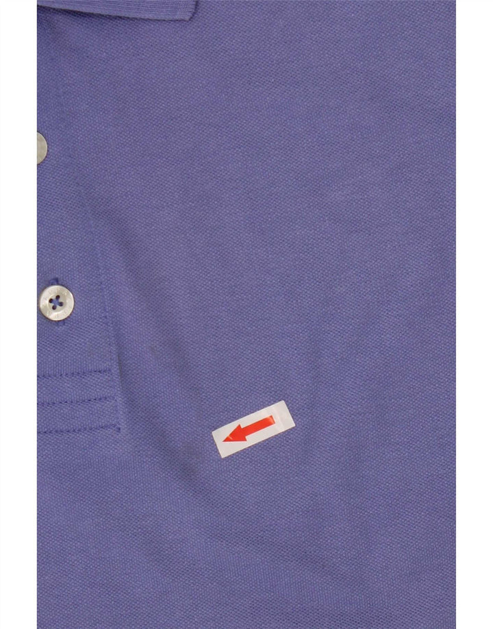 Polo Kappa Hombre Grande Azul Algodón