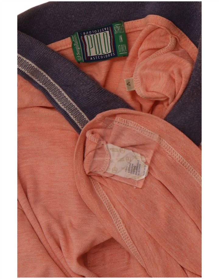 SERGIO TACCHINI Polo Hombre Grande Rosa Algodón